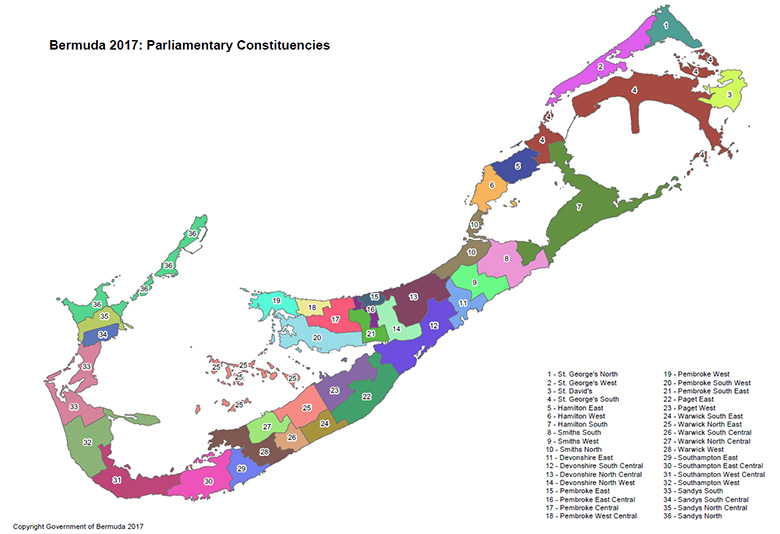 The Boundaries Commission Government Of Bermuda 2017 Boundaries Commission